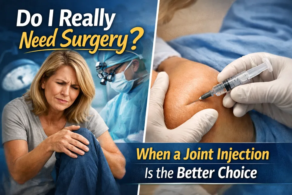 Do I Really Need Surgery?” When a Joint Injection Is the Better Choice